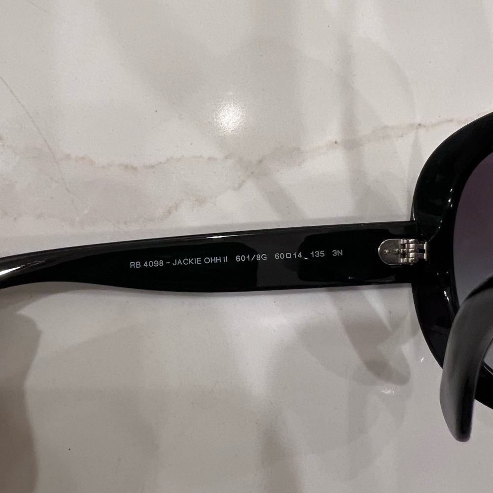 RAY-BAN RB4098 JACKIE BLACK OVERSIZE - Picture 3 of 5